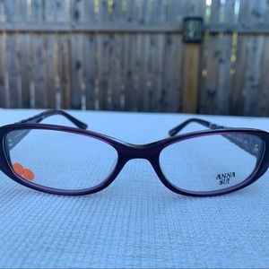 Purple Butterfly Anna Sui eyeglass frames